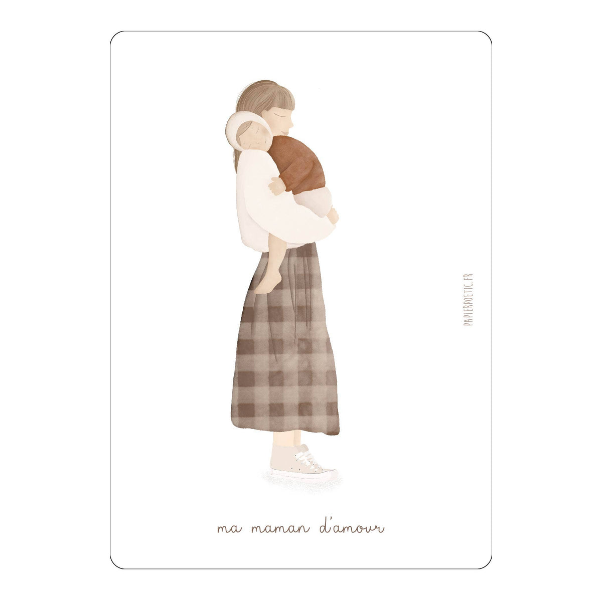 Carte Postale "Ma maman d'amour"
