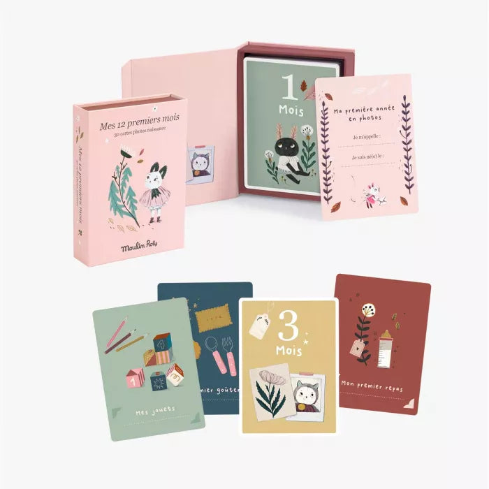 Cartes étapes 1ère année Moulin Roty