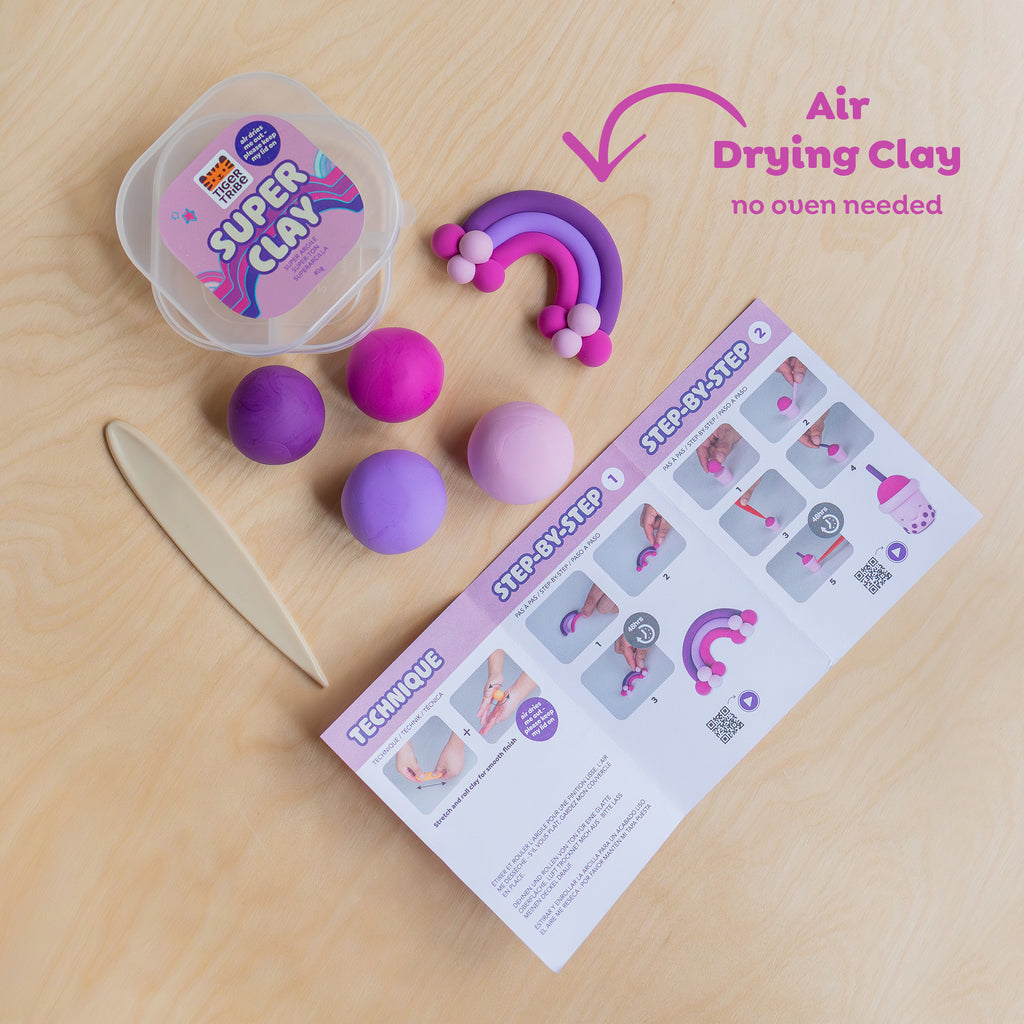 Kit créatif Super Clay Tiger Tribe