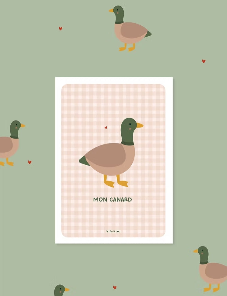 Affiche surnom personnalisé Petit Coq