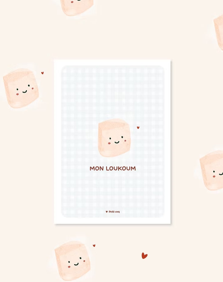 Affiche surnom personnalisé Petit Coq