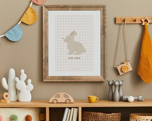Affiche surnom personnalisé Petit Coq