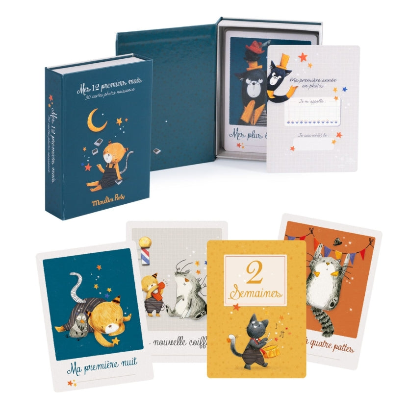 Cartes étapes 1ère année Moulin Roty