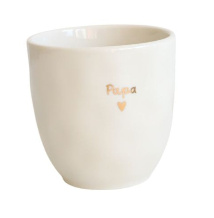 Tasse avec coeur doré - Le petit Souk