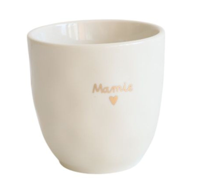 Tasse avec coeur doré - Le petit Souk