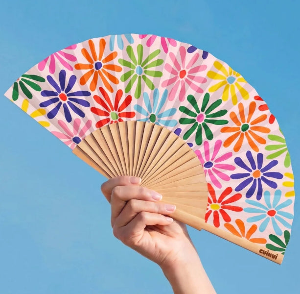 Eventail illustration originale Cuikui