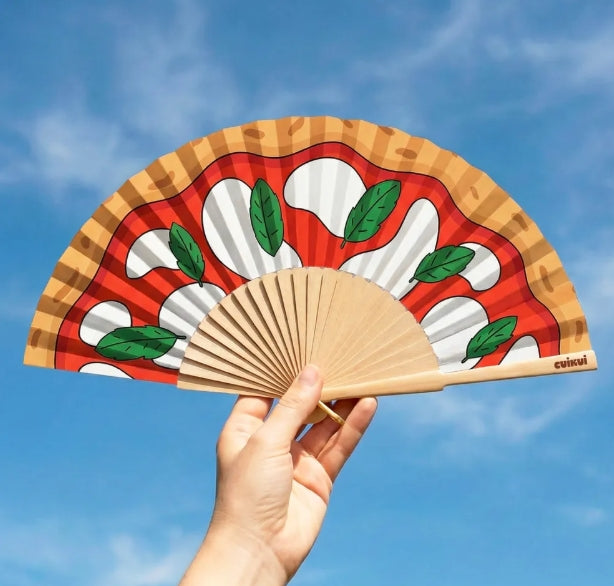 Eventail illustration originale Cuikui