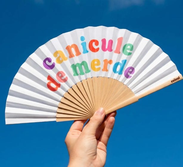 Eventail illustration originale Cuikui