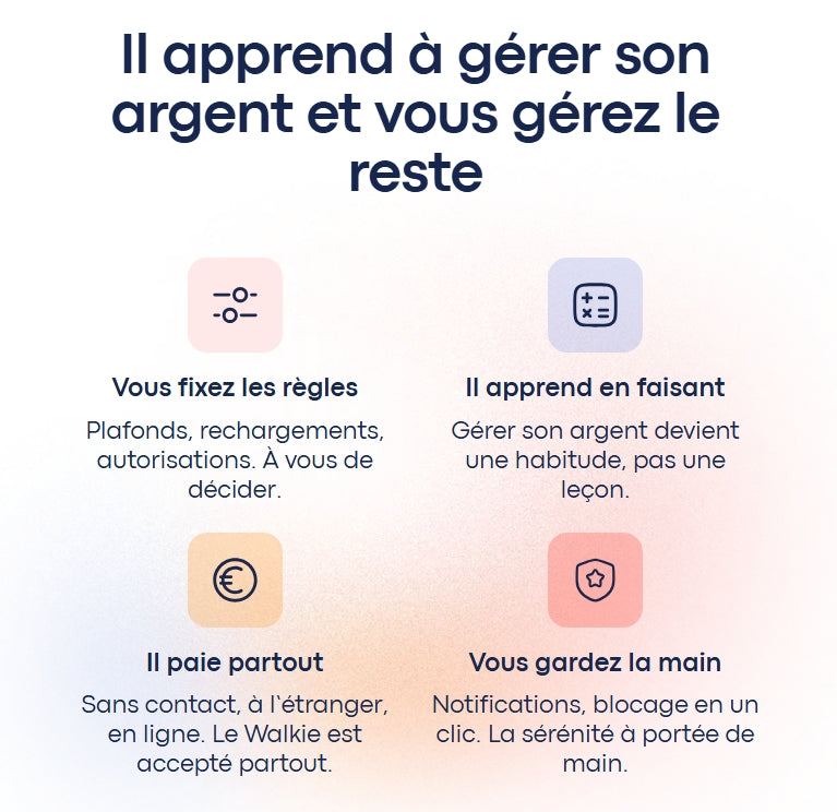 Paiement sans contact - Money Walkie