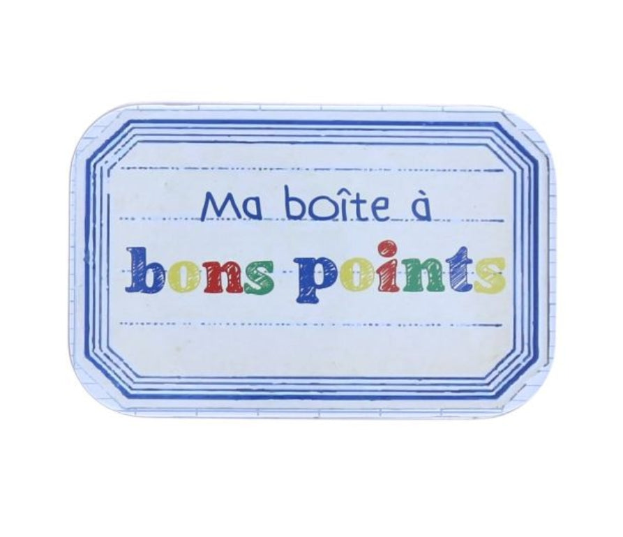 Boite à bons points métal - Le petit Souk