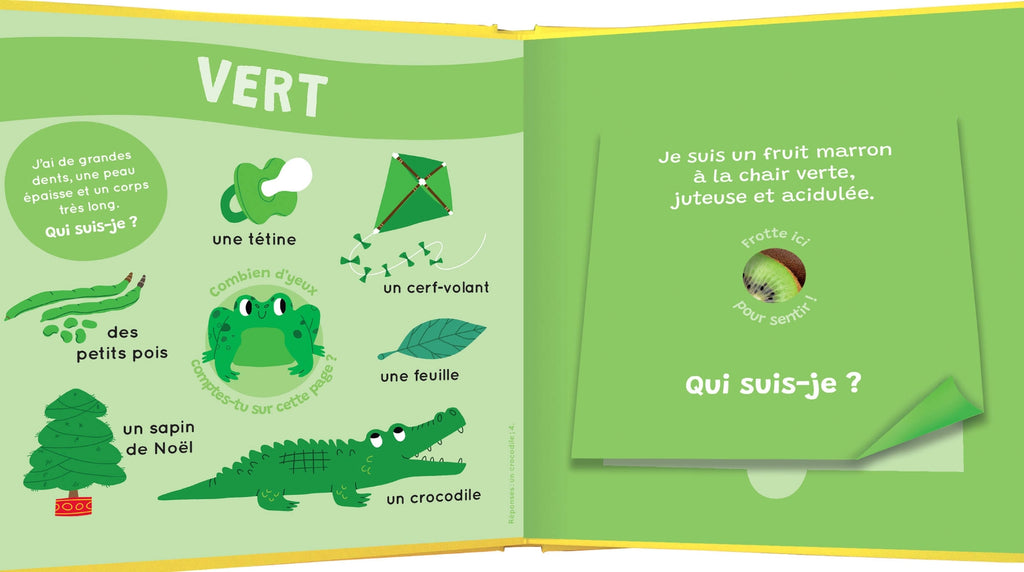Mon livre des odeurs et des couleurs - Auzou
