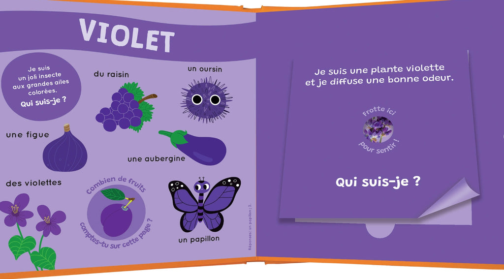 Mon livre des odeurs et des couleurs - Auzou