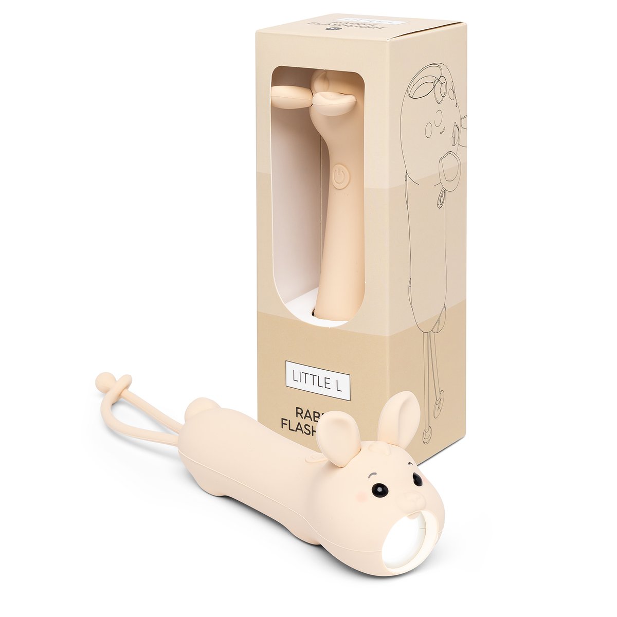 Lampe torche animal silicone Little L
