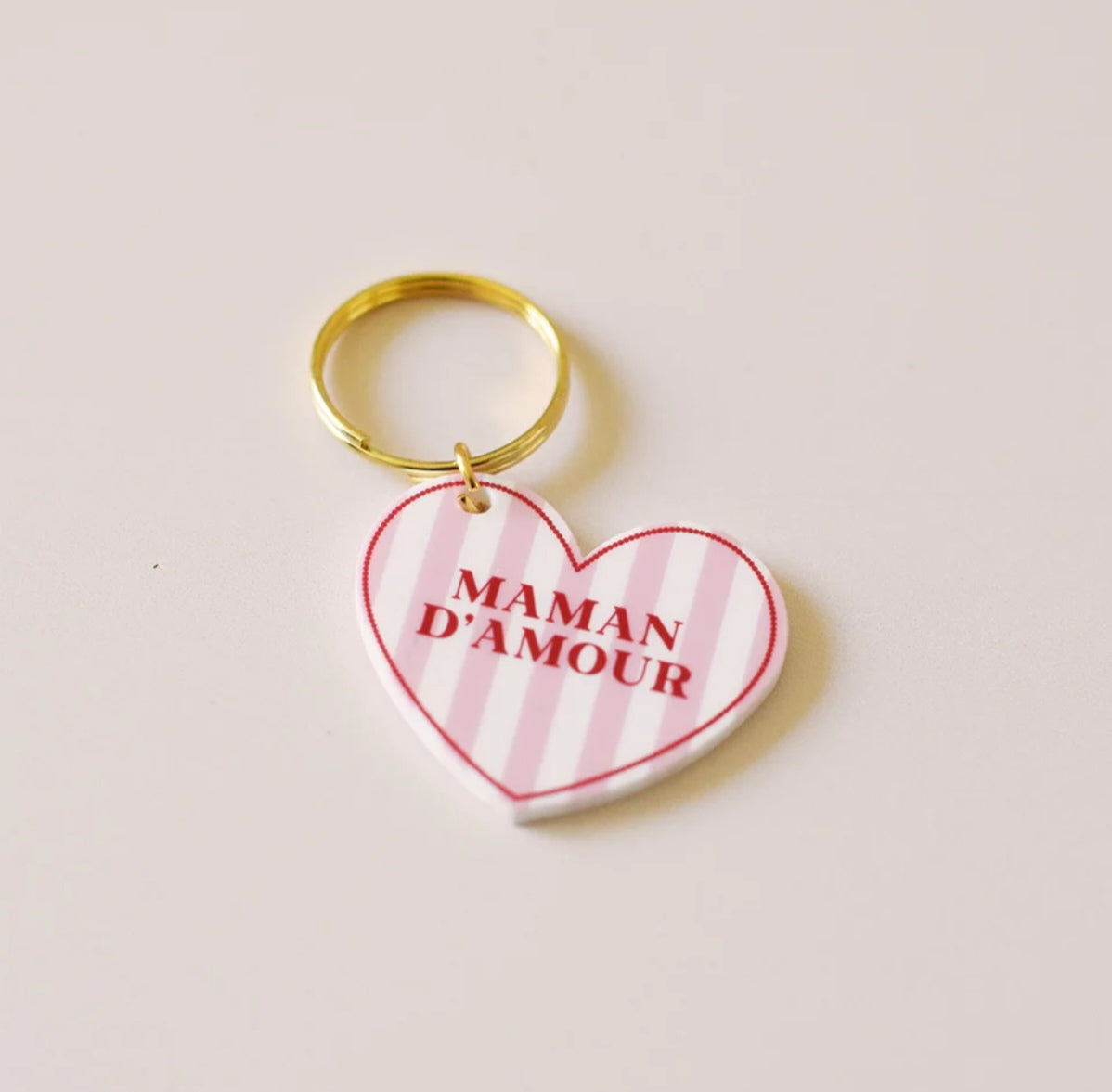 Porte clé coeur Les Mignonneries