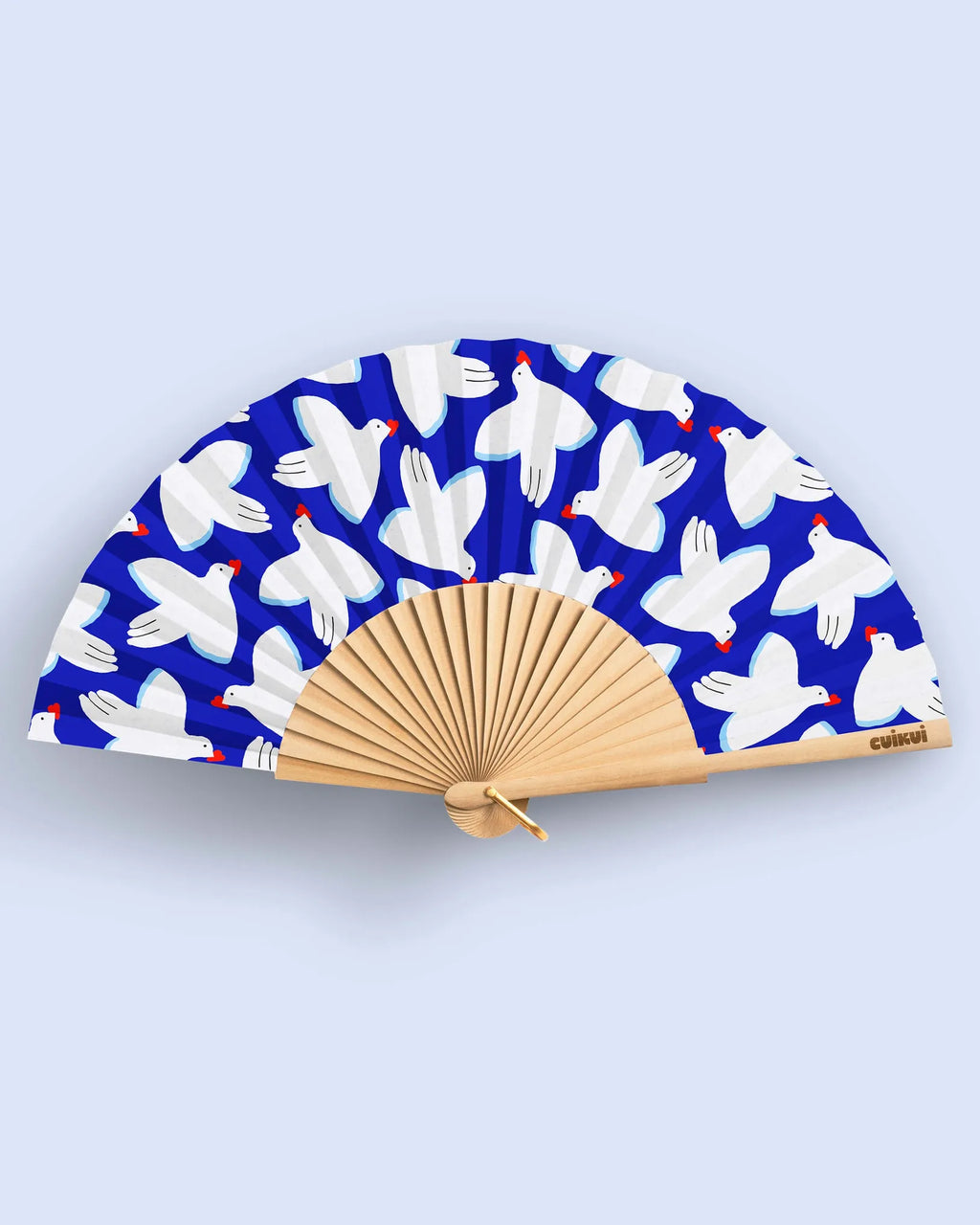 Eventail illustration originale Cuikui