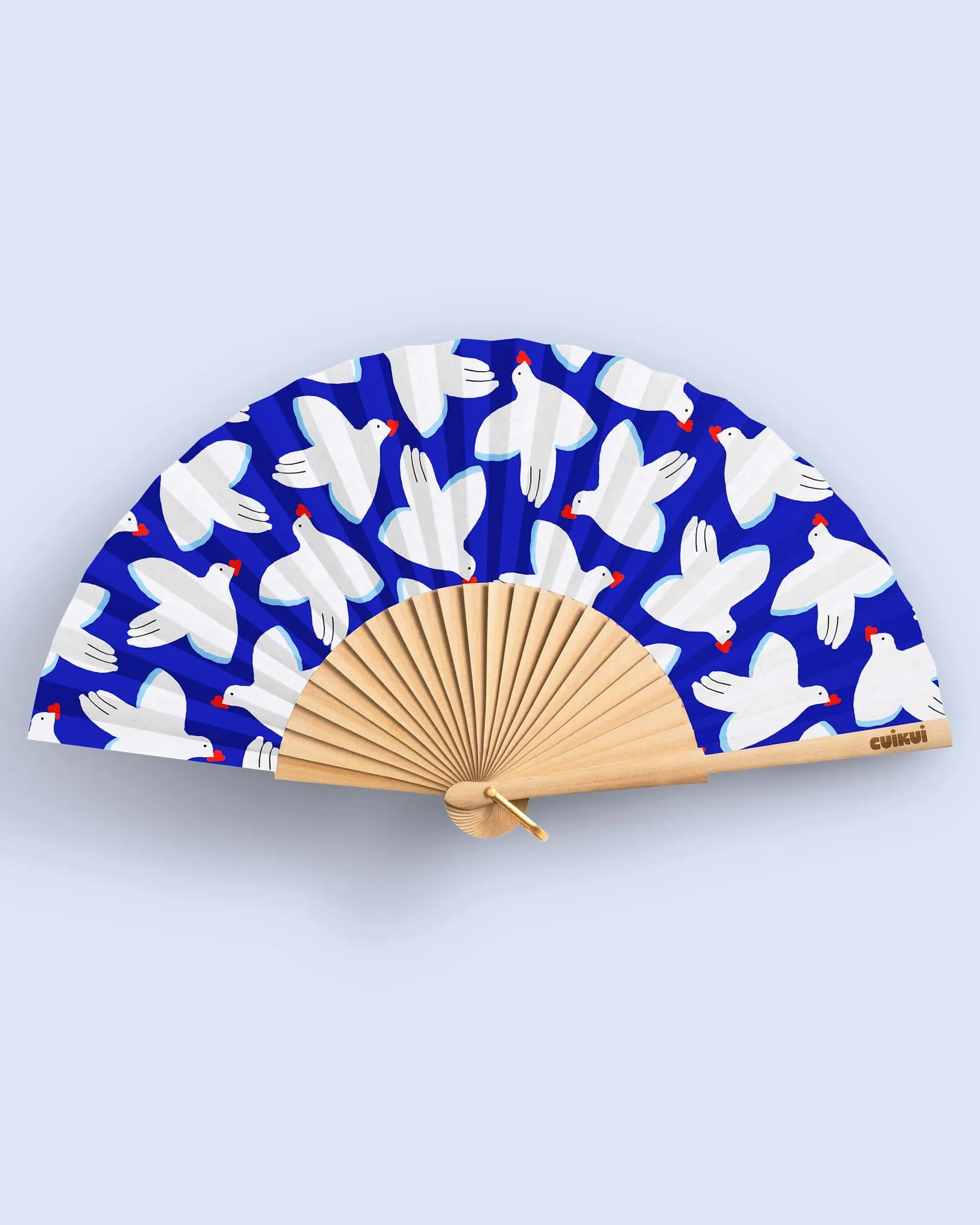 Eventail illustration originale Cuikui