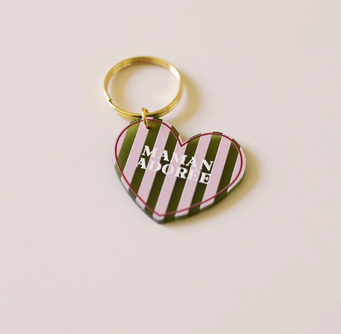 Porte clé coeur Les Mignonneries