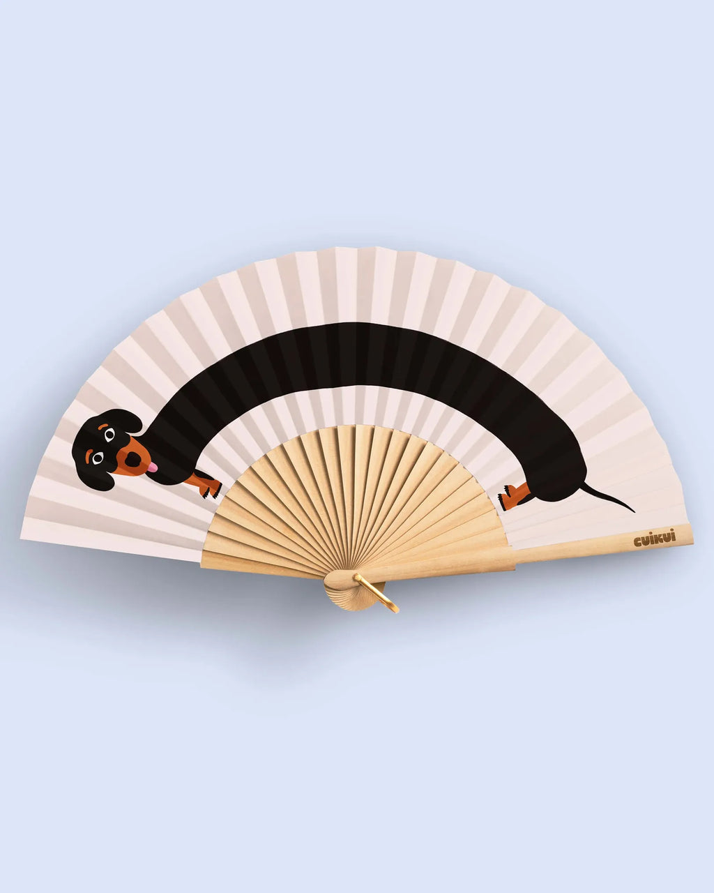 Eventail illustration originale Cuikui