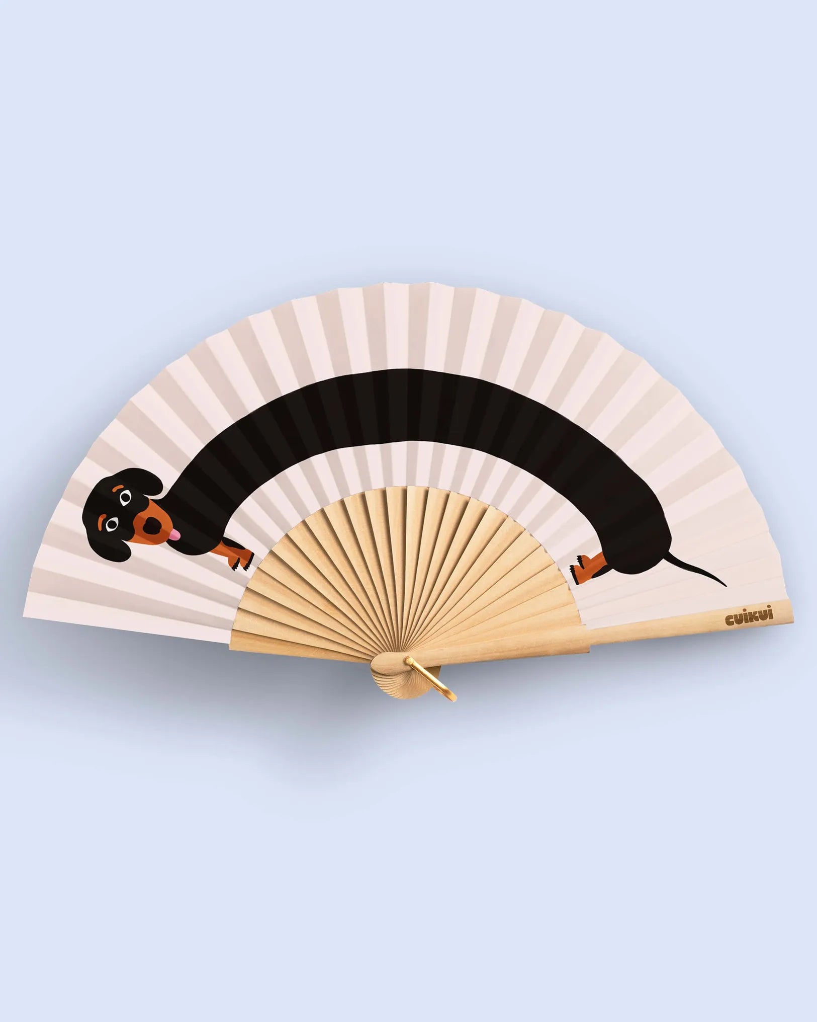 Eventail illustration originale Cuikui